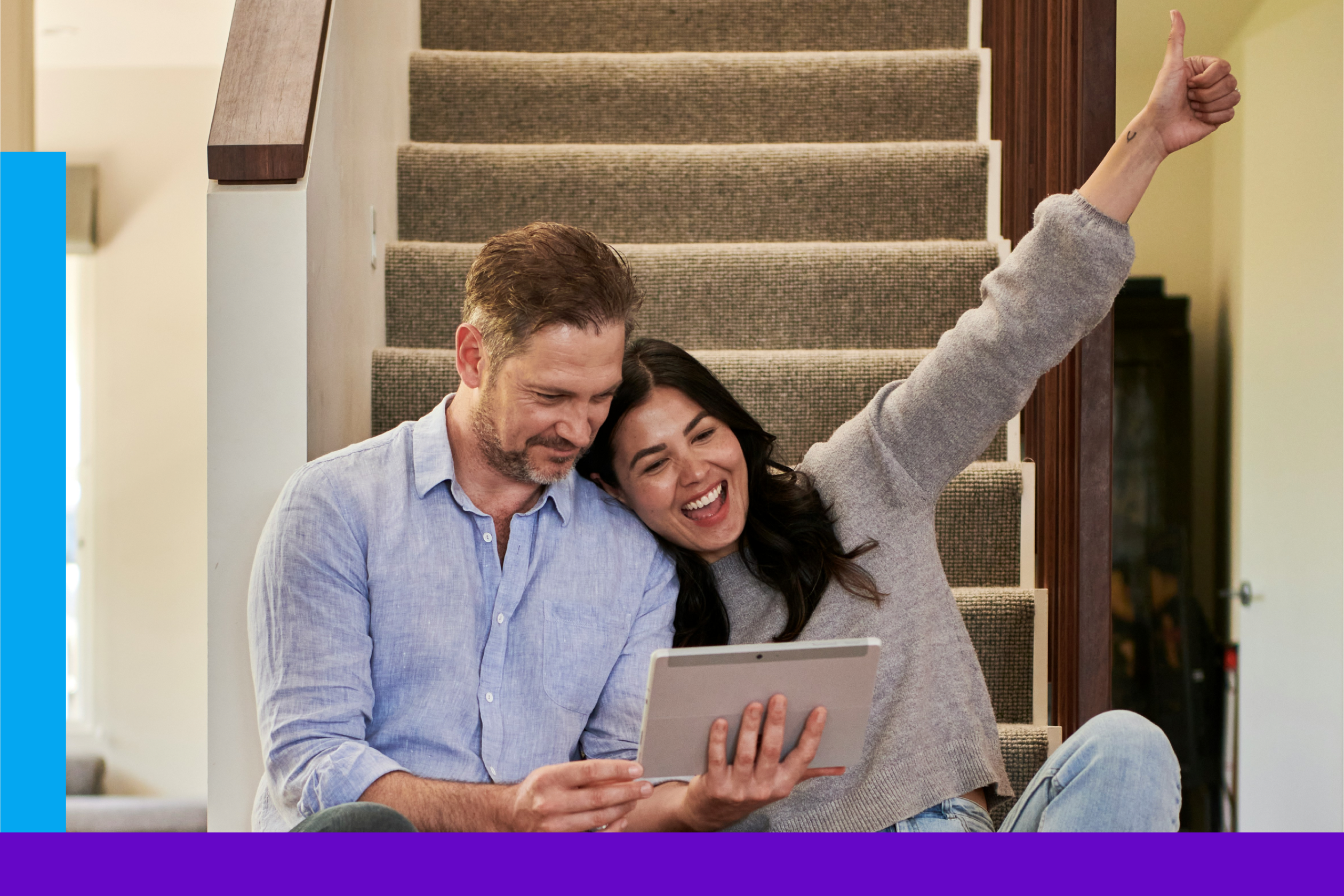 Buyer reviewing a prepared home